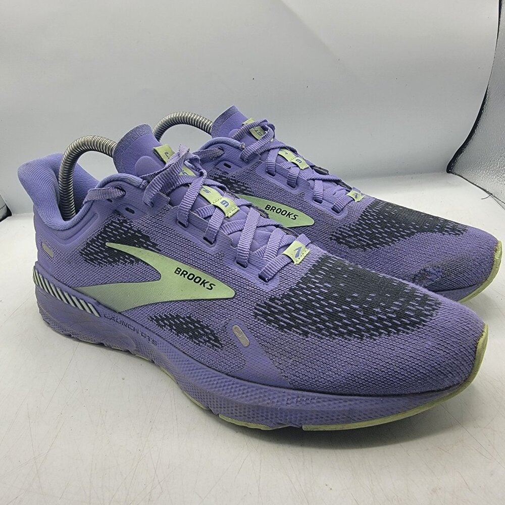 Brooks Launch GTS 9 Womens 9.5 Purple Running Shoes Athletic Casual 1203741B525